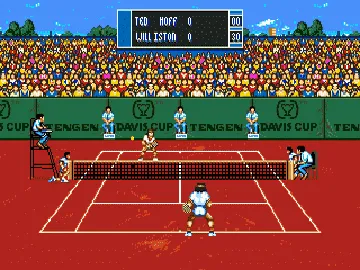 Davis Cup Tennis (Japan) screen shot game playing